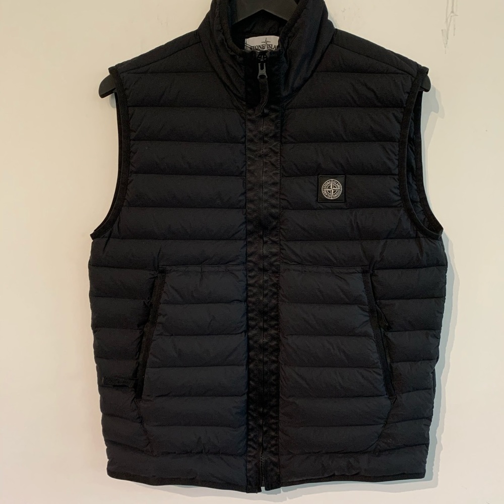 Stone Island Loom Woven Vest - Black